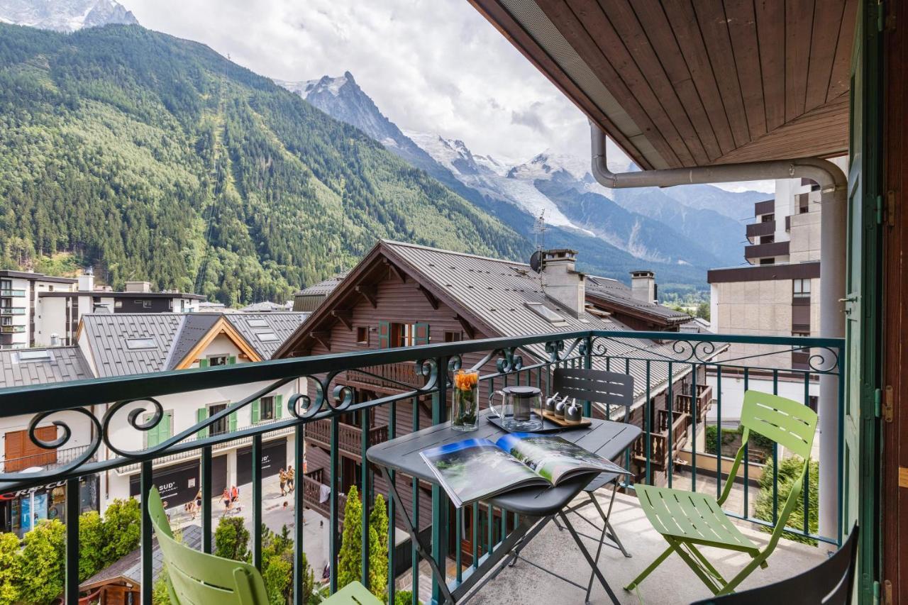 Central Duplex Apartment - Blanc Neige - Happy Rentals Chamonix Luaran gambar