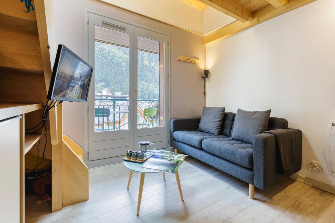 Central Duplex Apartment - Blanc Neige - Happy Rentals Chamonix Luaran gambar
