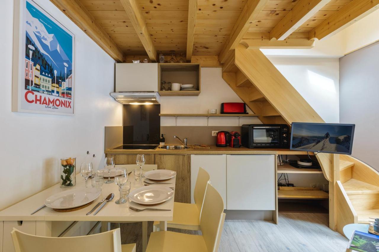 Central Duplex Apartment - Blanc Neige - Happy Rentals Chamonix Luaran gambar