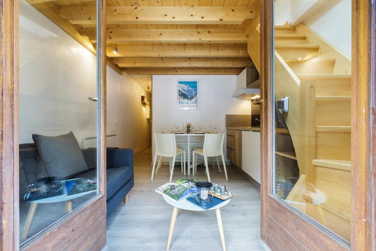 Central Duplex Apartment - Blanc Neige - Happy Rentals Chamonix Luaran gambar
