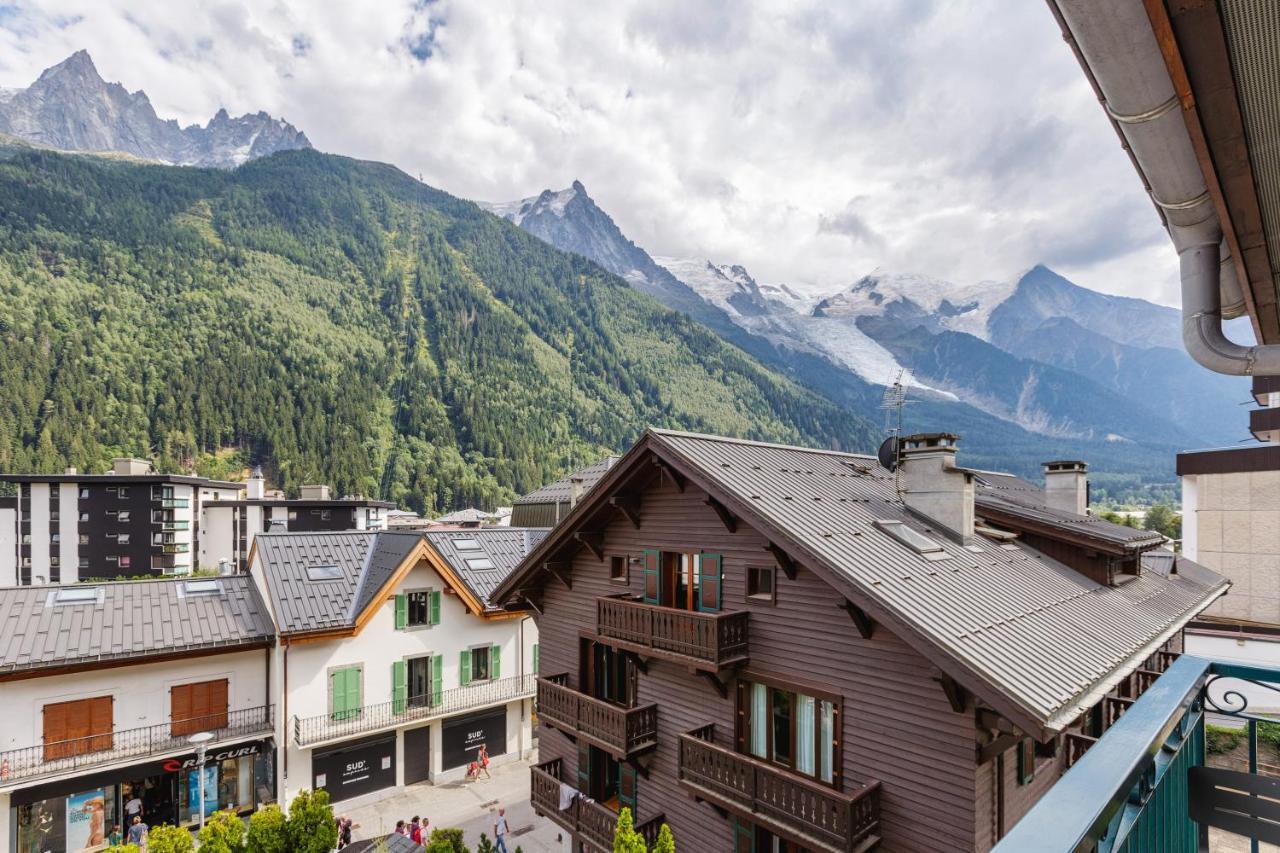 Central Duplex Apartment - Blanc Neige - Happy Rentals Chamonix Luaran gambar